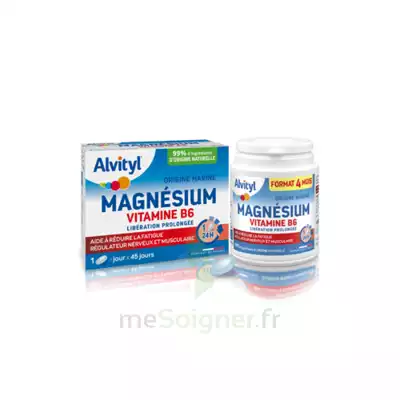 Alvityl Magnésium Vitamine B6 Libération Prolongée Comprimés Lp B/45 à Ferney-Voltaire